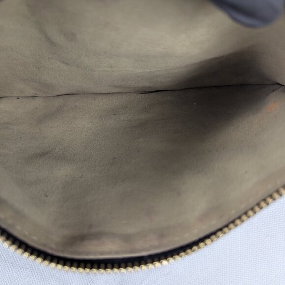 Authentic Bottega Veneta Black Leather Pouch Made in Italy